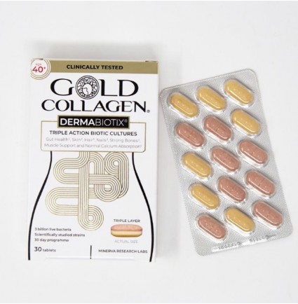 Gold Collagen Dermabiotix 40+ For gut and skin health for women over 40 